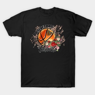 Aesthetic Pattern Toronto Basketball Gifts Vintage Styles T-Shirt